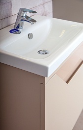 Бриклаер Мебель для ванной Брайтон 60 глиняный серый – фотография-4